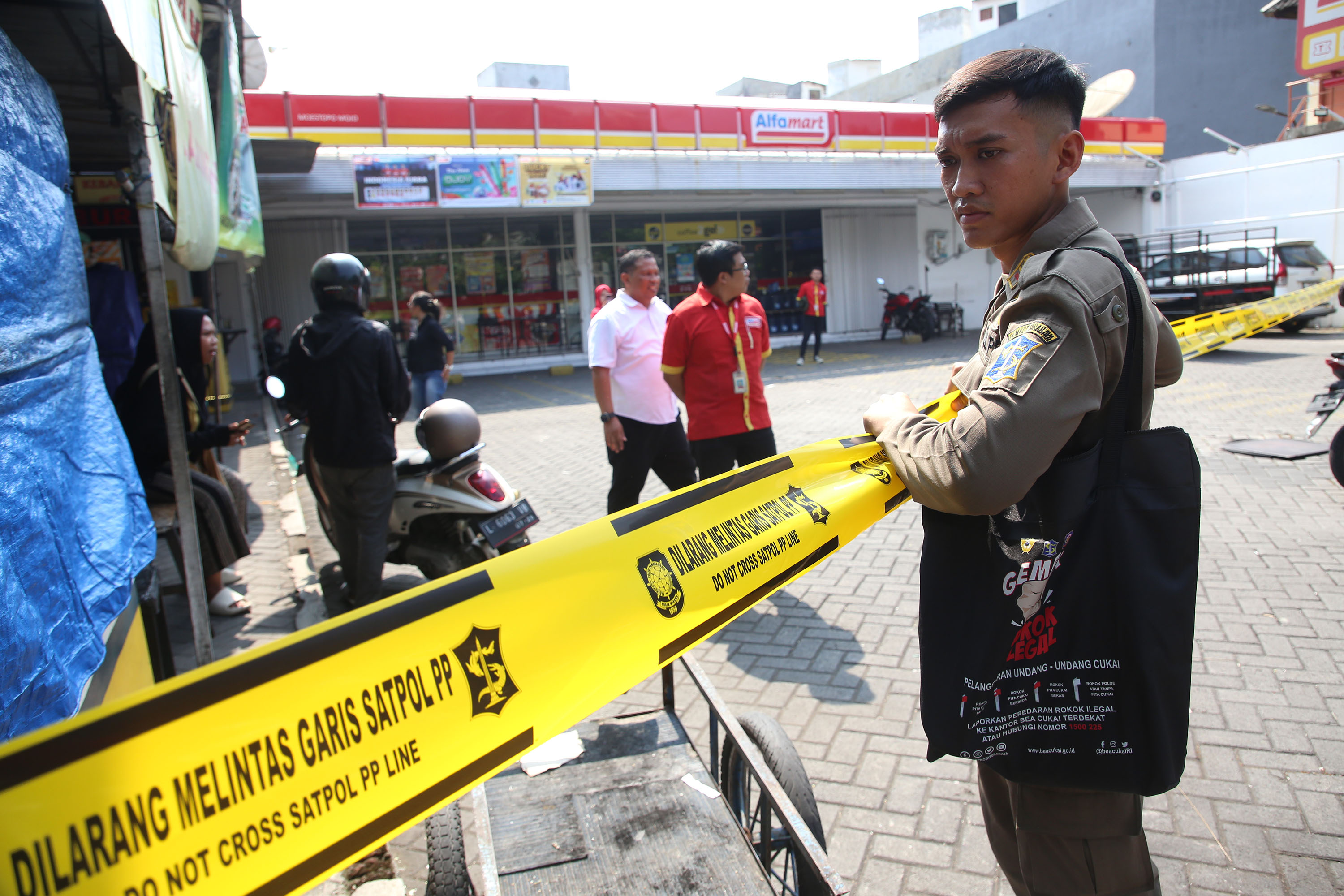 walikota sidak parkir toko modern 27