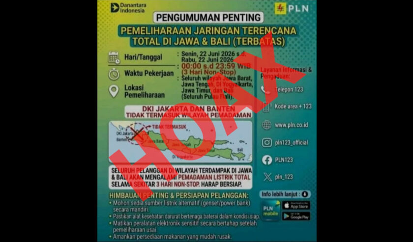 Kabar Pemadaman Listrik Total di Jawa Bali