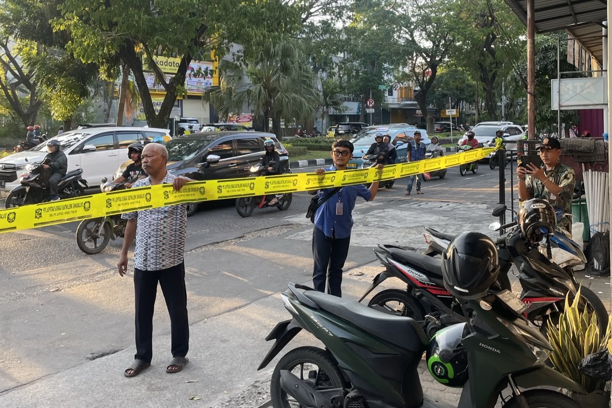 Penyegelan Lokasi Parkir Tak Berizin