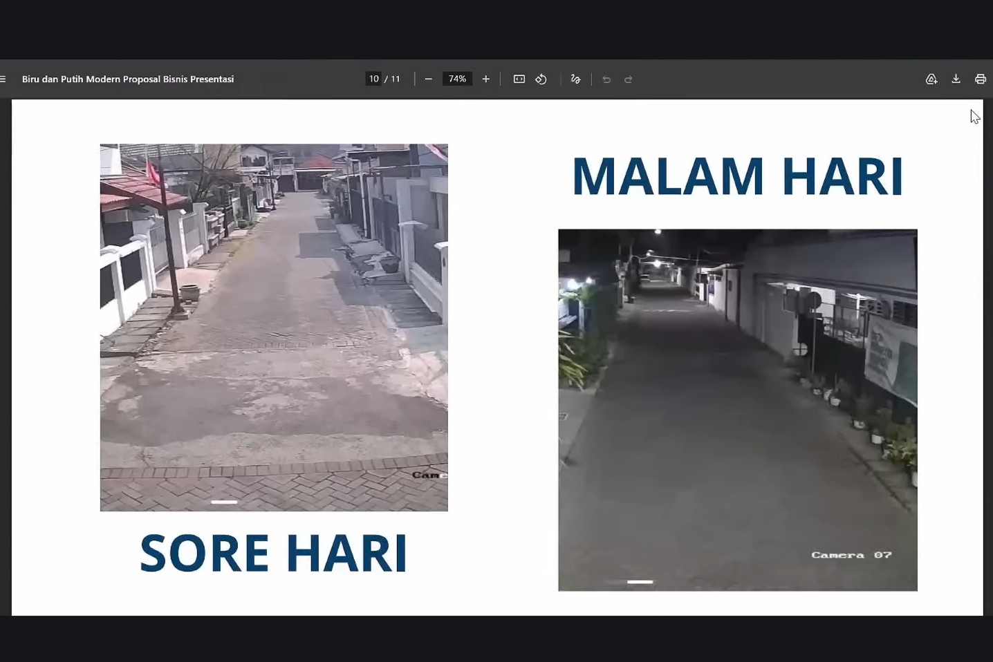 Parkir jalan lingkungan