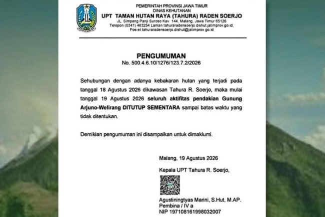 Kebakaran Gunung Arjuno