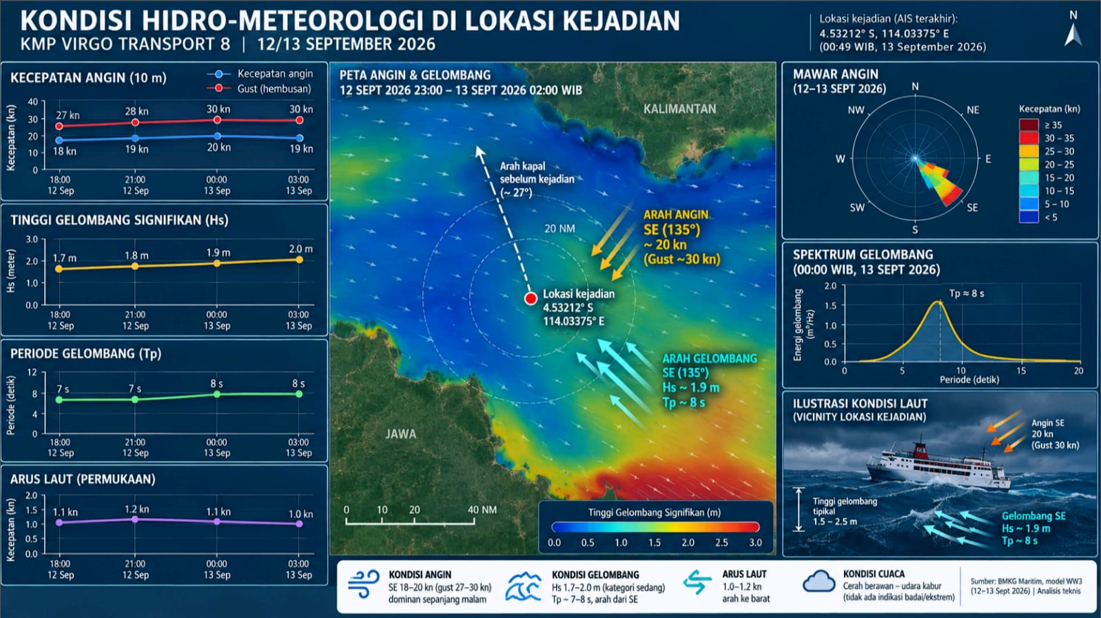 KM Virgo Tenggelam